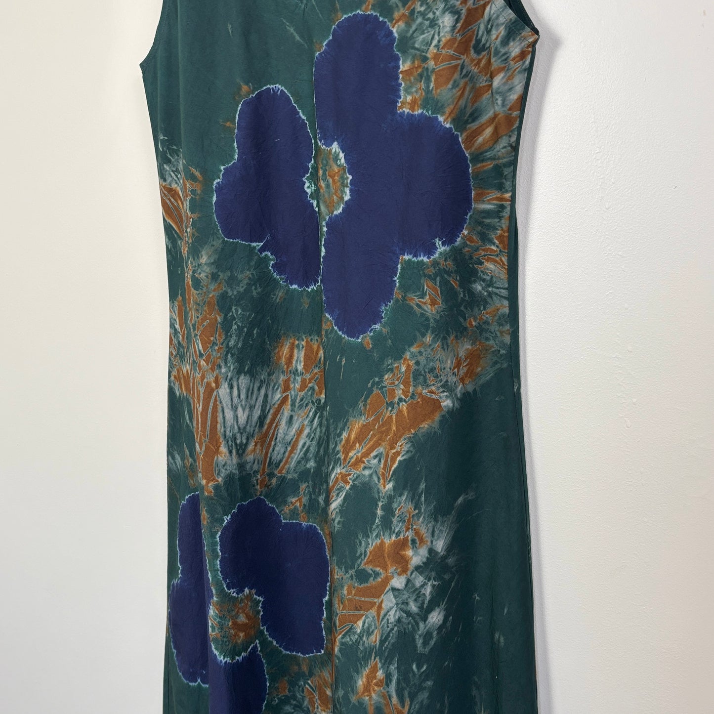 Yavi/Raag  ~  V Neck Slip Dress - Shibori Dye