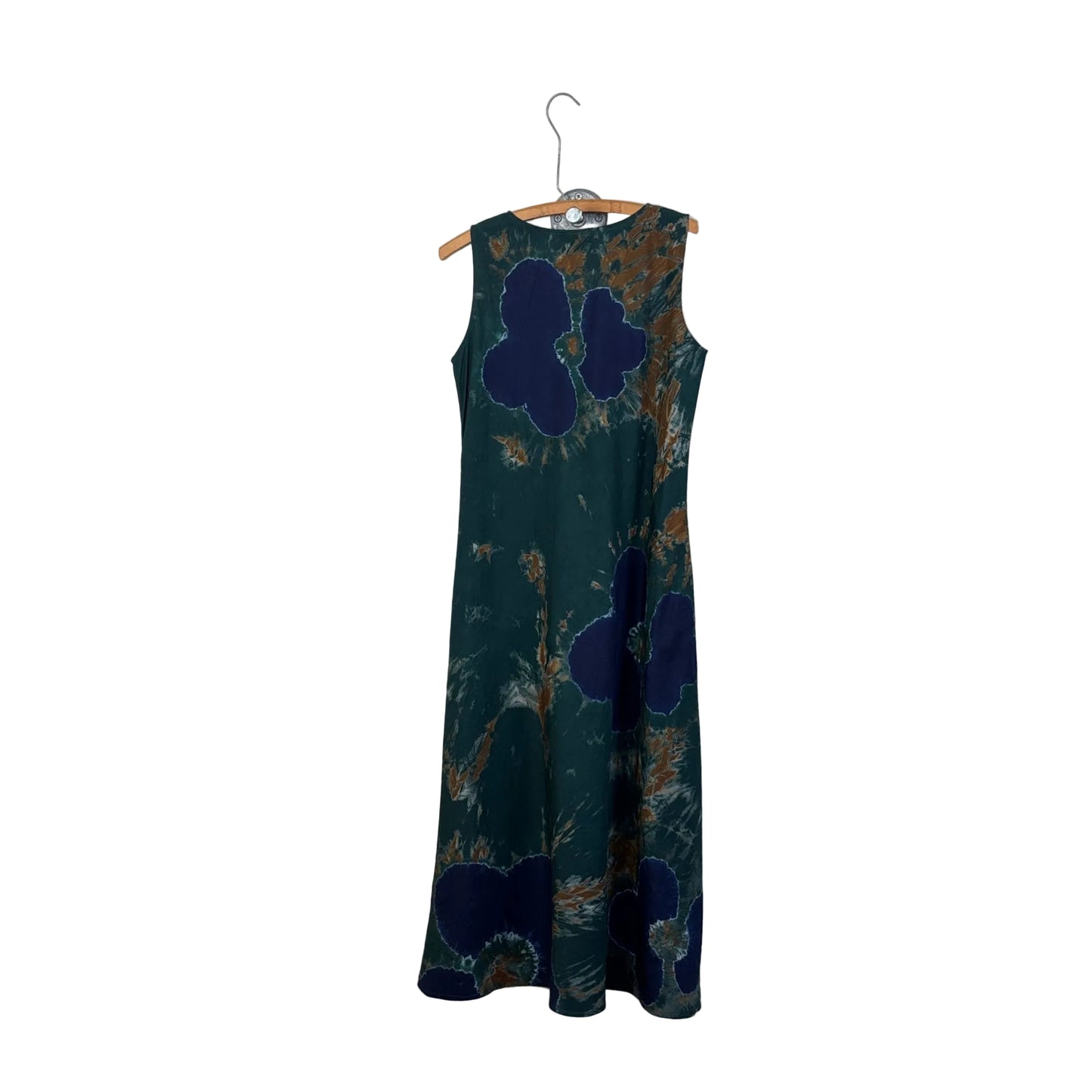 Yavi/Raag  ~  V Neck Slip Dress - Shibori Dye