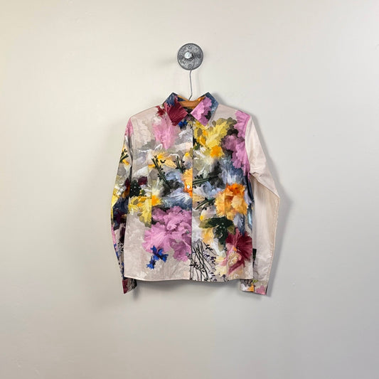 Yavi  ~  Poplin Print Shirt - Floral