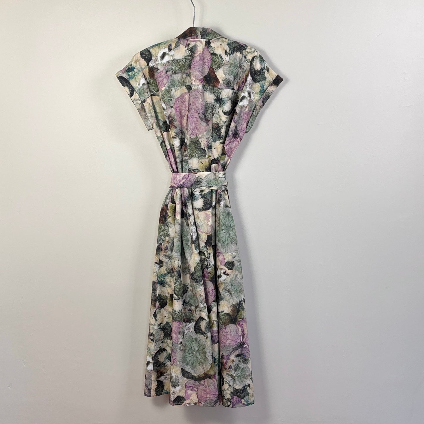 Yavi/Raag  ~  Cap Sleeve Shirt Dress - Watercolor Floral
