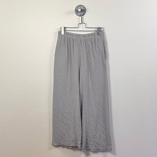 Cut Loose  ~  Raw Hem Barrel Pant - Overcast