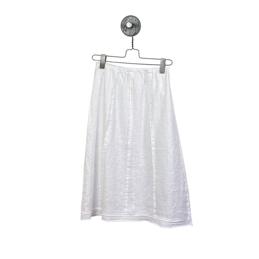Cut Loose  ~  Seamed Skirt - White