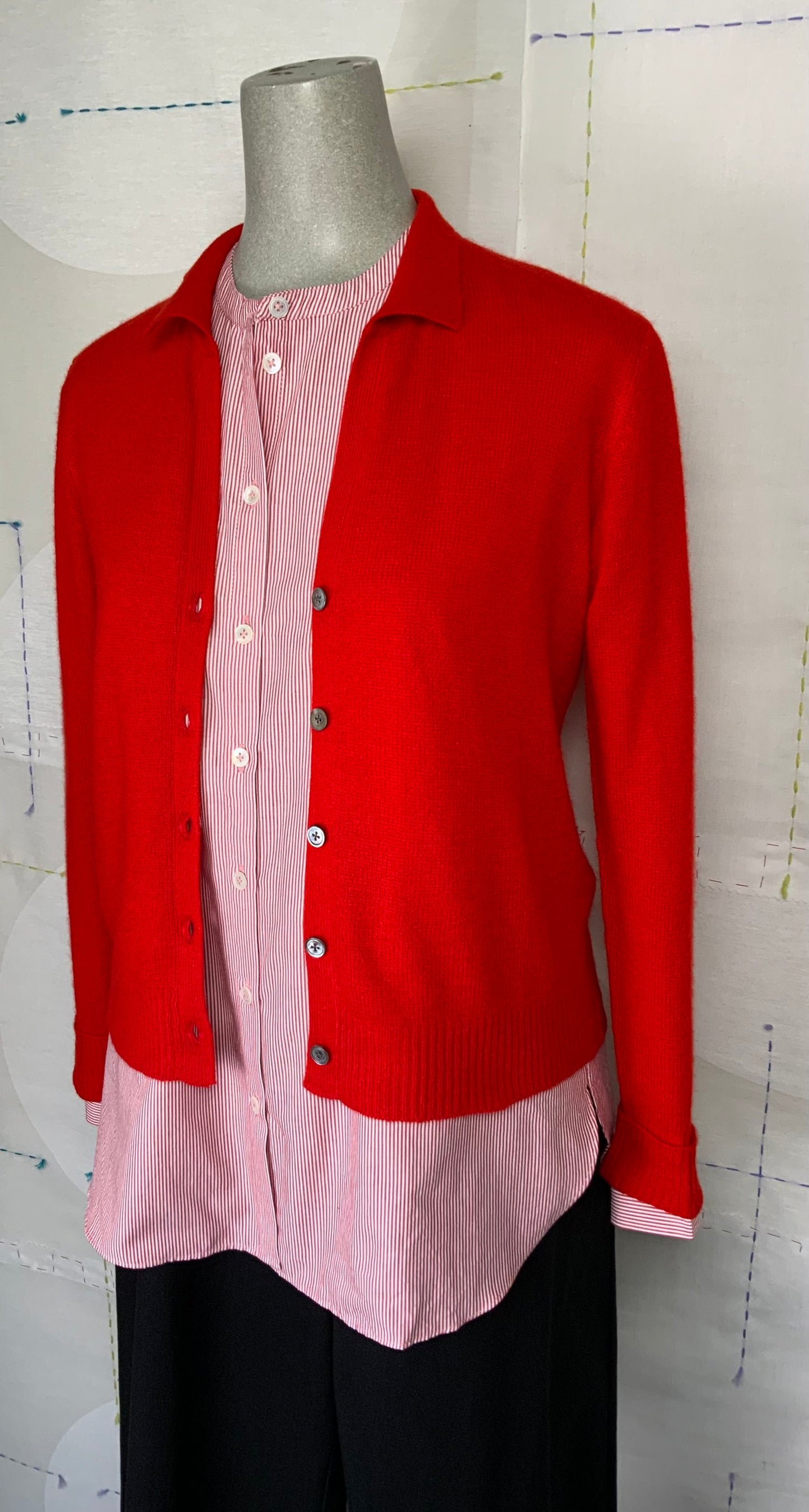 M.Patmos ~ Charlie Shirt-Red Stripe