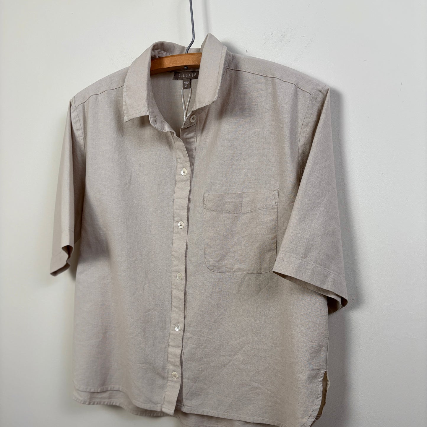 Lilla P. ~  Boyfriend Button Down Shirt - Bamboo