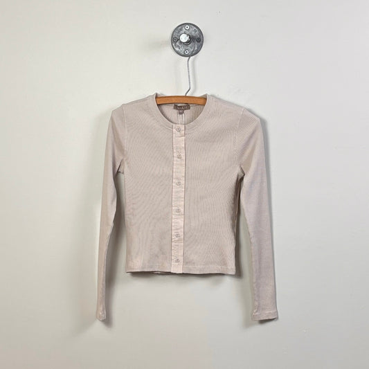 Lilla P. ~  Mixed Media Cardigan - Bamboo