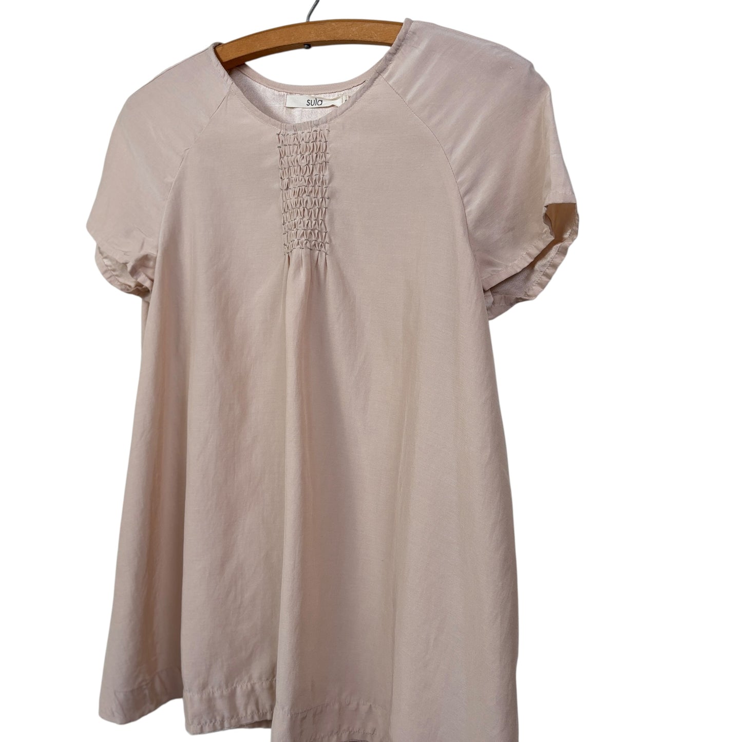 Sula   ~  Smock Top - Silver Peony