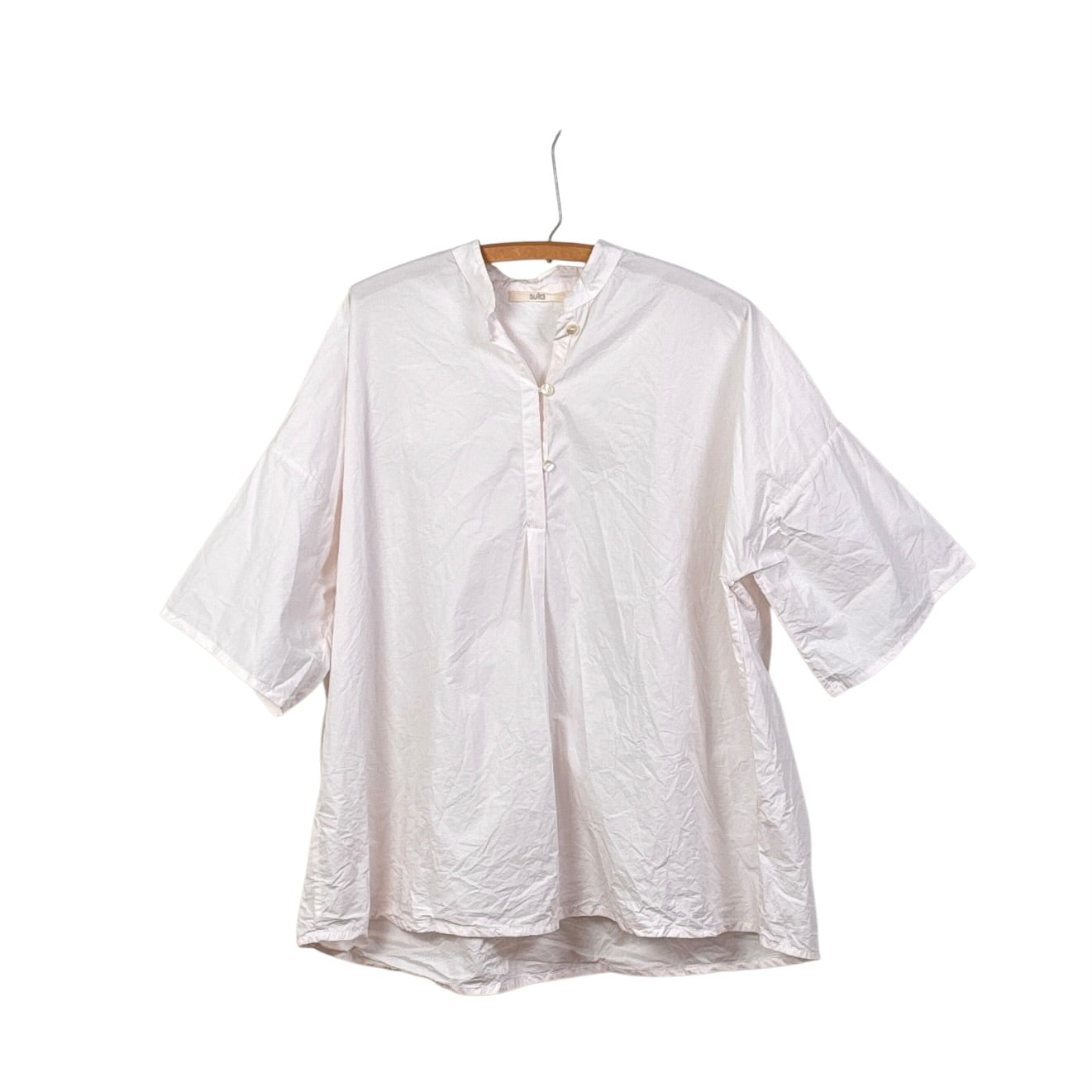 Sula  ~  Easy Shirt - White Sand