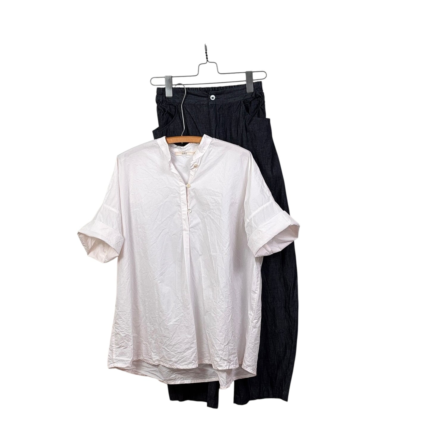Sula  ~  Easy Shirt - White Sand