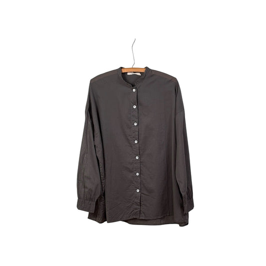 Sula  ~  Button Thru Shirt - Gunmetal