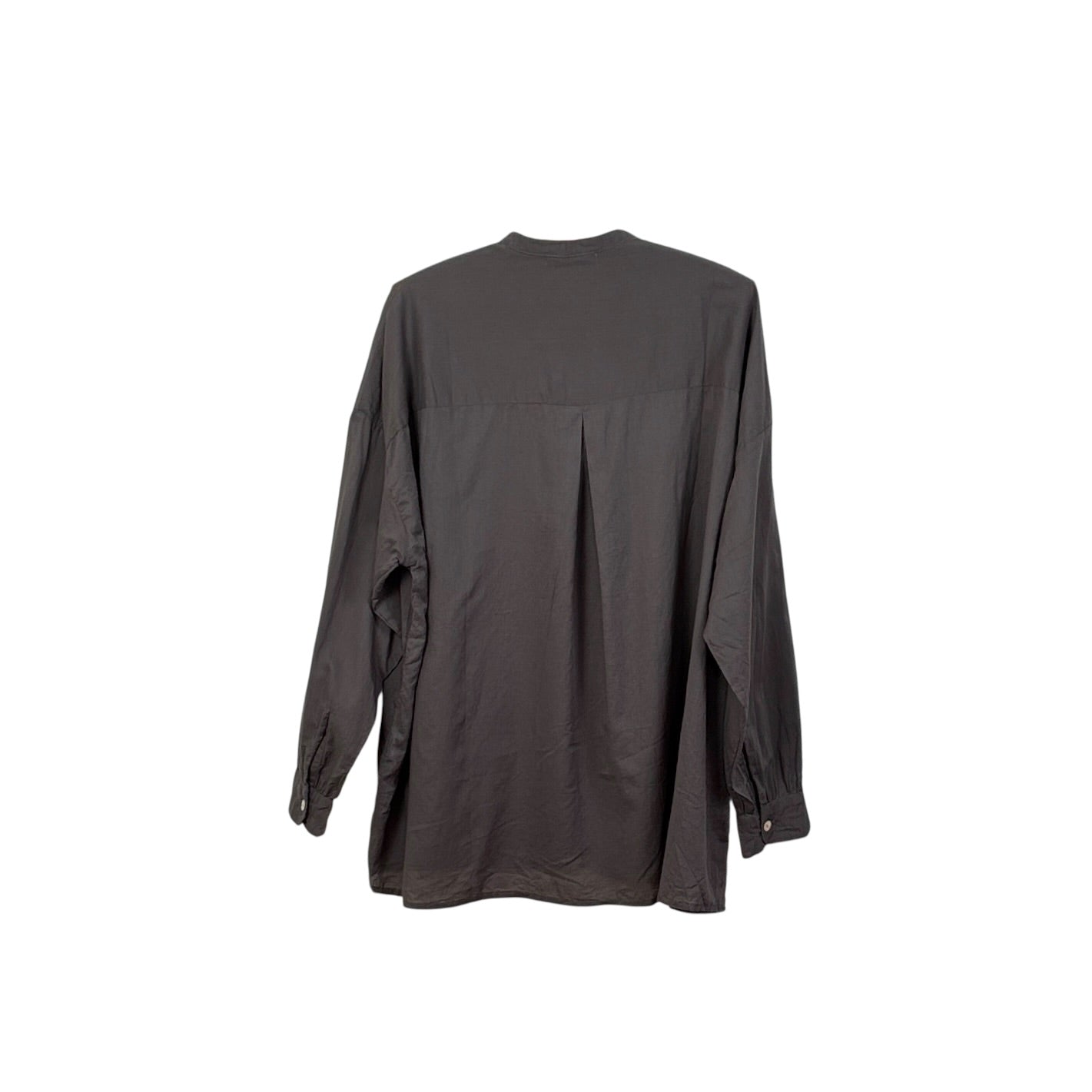 Sula  ~  Button Thru Shirt - Gunmetal
