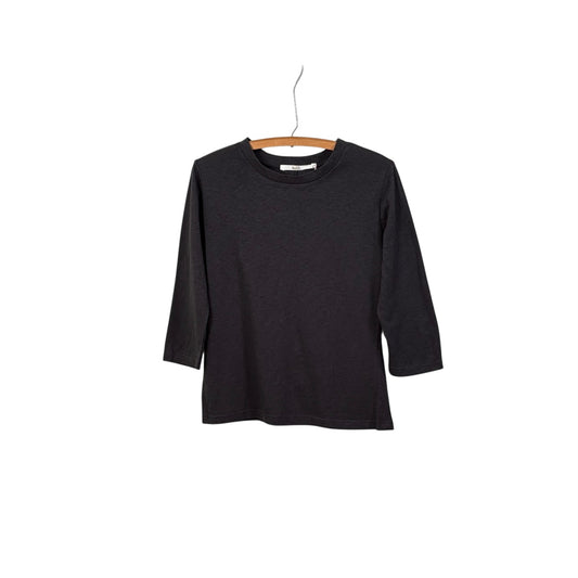 Sula  ~  3/4 Sleeve Tee - Gunmetal