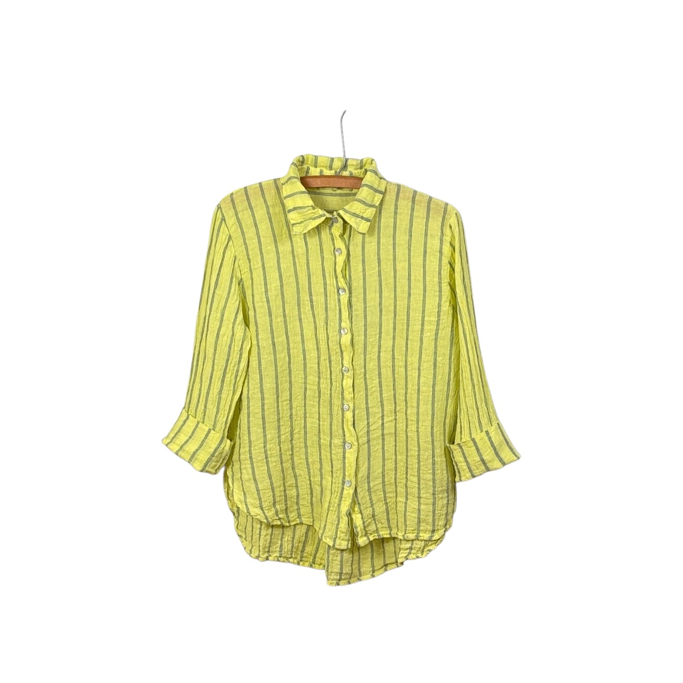 Cut Loose  ~  Crop Easy Shirt - Sunburst Stripe