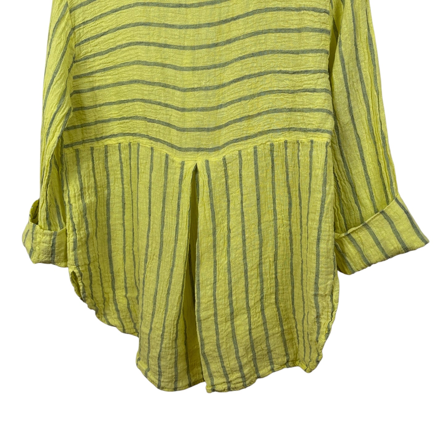 Cut Loose  ~  Crop Easy Shirt - Sunburst Stripe