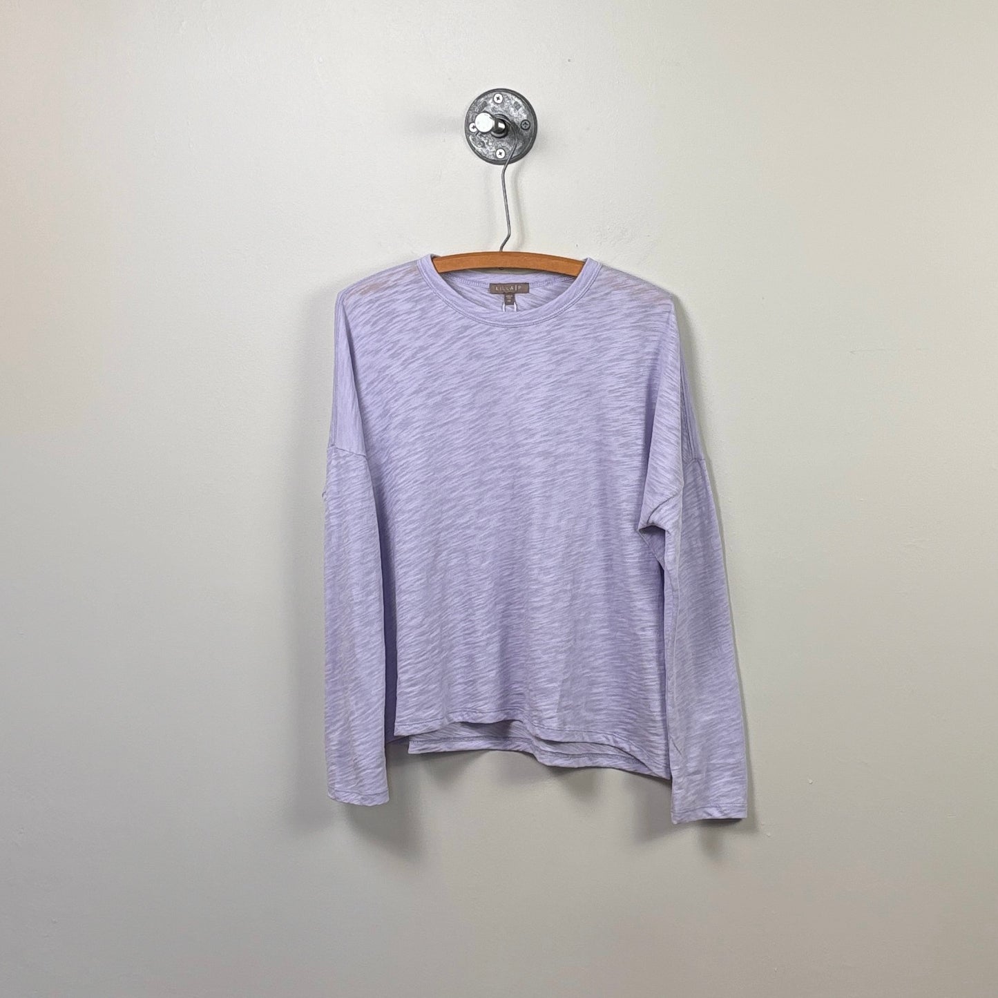 Lilla P. ~  Easy Long Sleeve Beach Tee - Lilac
