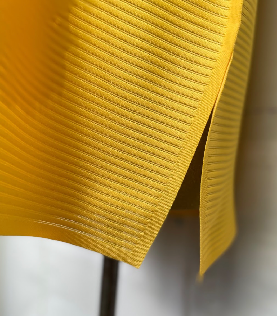 Pleats Please Issey Miyake  ~  A-Poc Top - Yellow