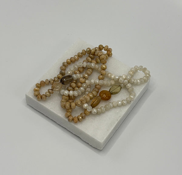 Rebecca Brenner Jewelry  ~  Mixed Light Color Sapphire Necklace