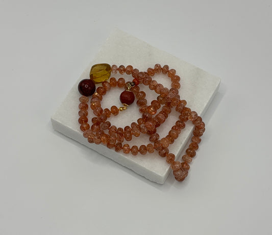 Rebecca Brenner Jewelry  ~  Rare Yellow Tourmaline Bead Necklace